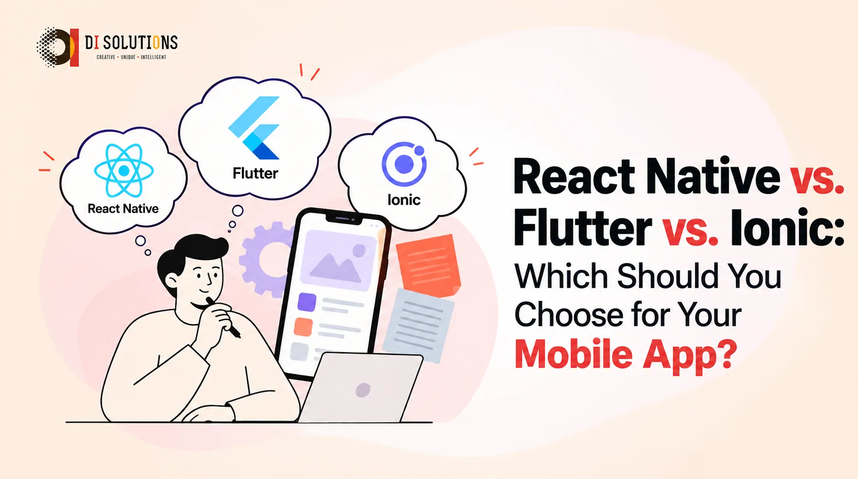 Comparison of React Native, Flutter and Ionic cross-platform frameworks