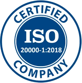 ISO 20000-1:2018 certificate