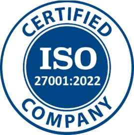 ISO 27001:2022 certificate